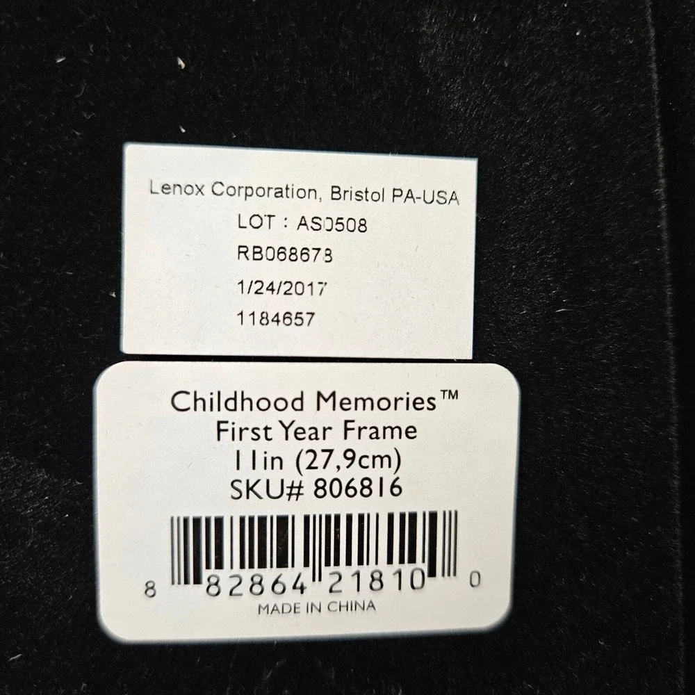 Lenox‎ Photo Picture Frame First Year Baby Childhood Memories Multiple Openings